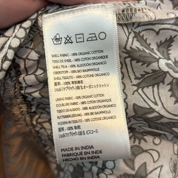 Cleobella women’s large Magdalena mini dress floral bohemian light coral grey - Picture 8 of 8